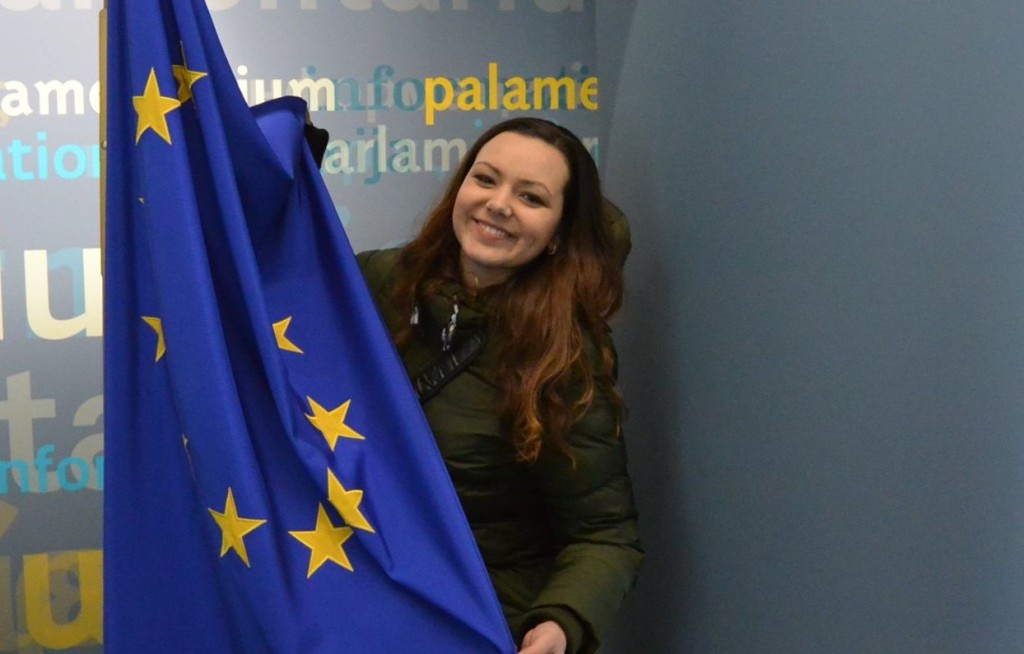 Barbora Urbanová v Evropském parlamentu