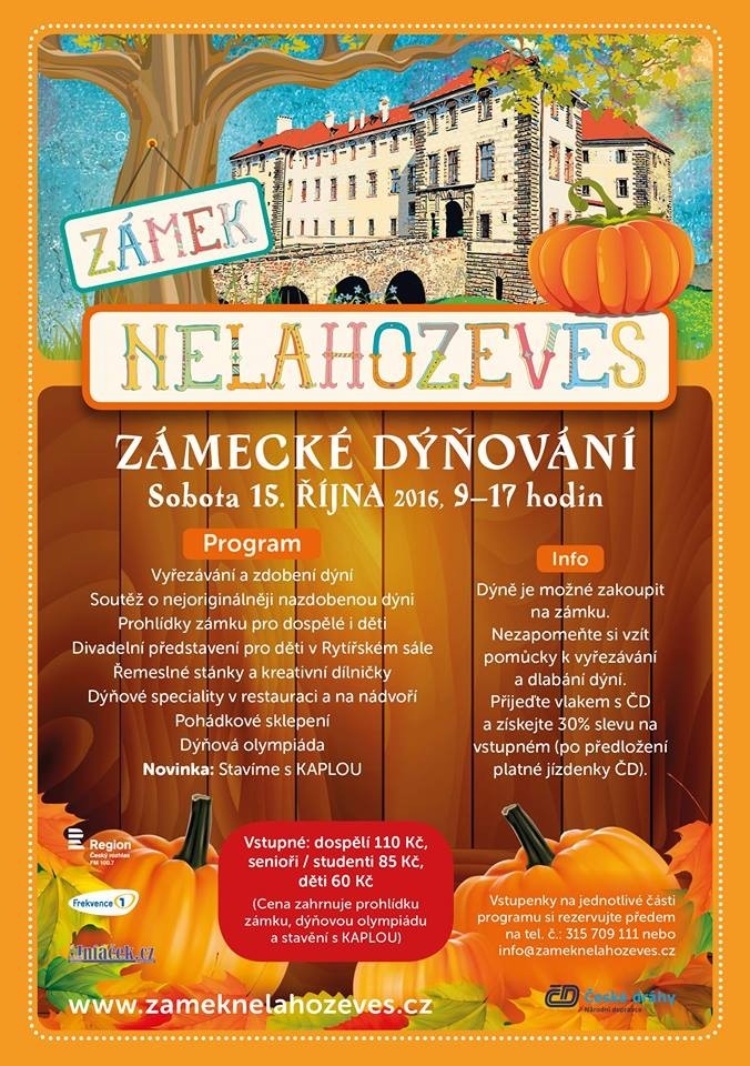 Zámecké dýňování si užije celá rodina