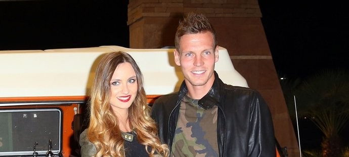 Tomáš Berdych s jeho již manželkou Ester