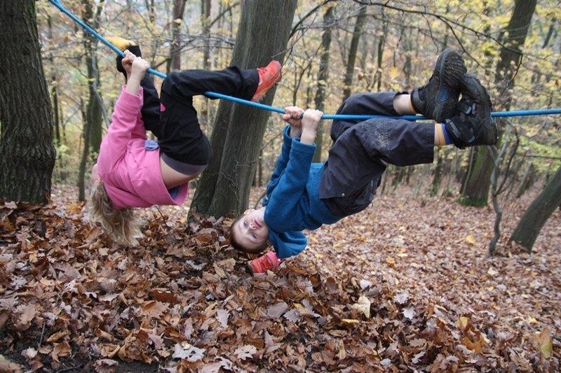 bez ohledu an roční období jsou děti co nejvíce venku