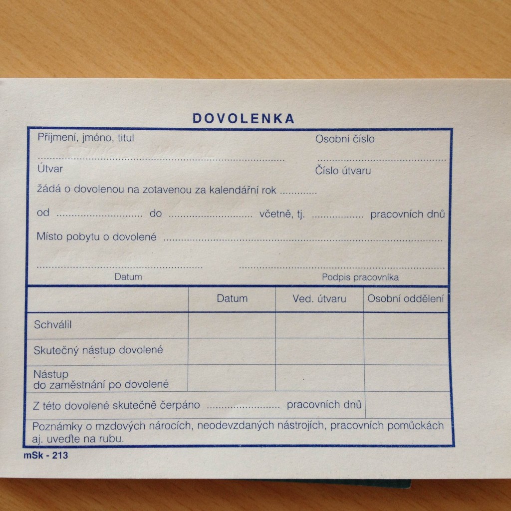 Vyplnit a nechat schválit