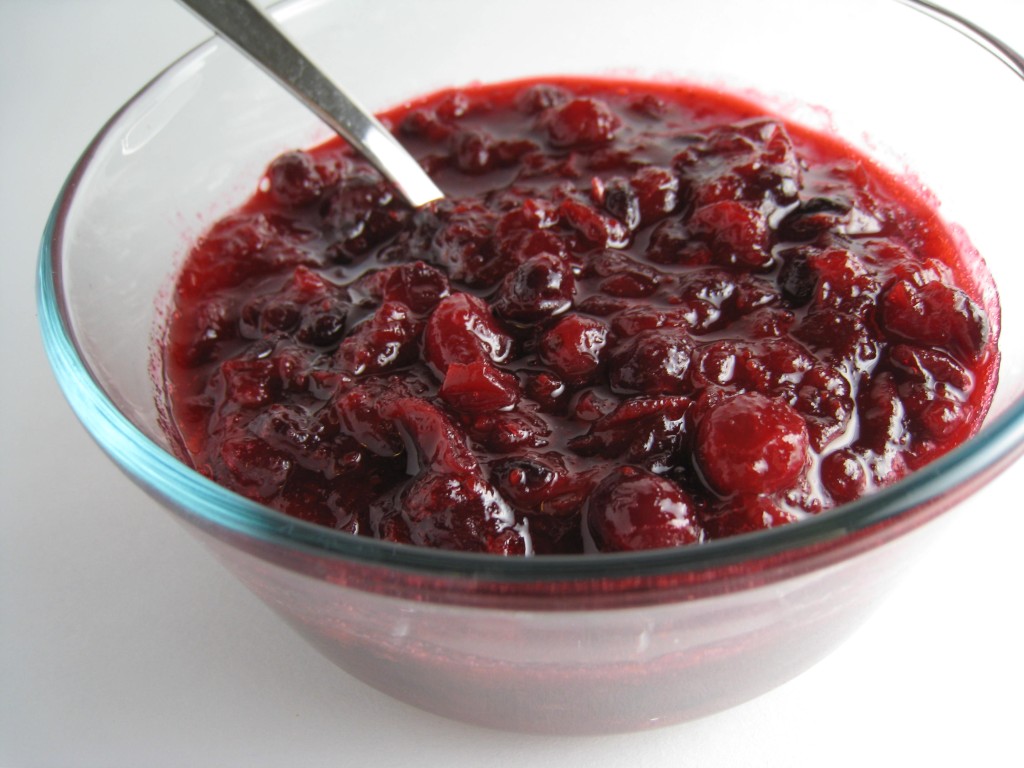 Uvařené brusinky rozmixujte