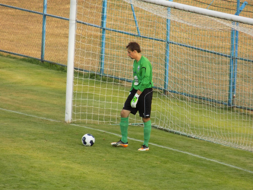 Benešovský brankář Tetour po jediném gólu v zápase s Unionem 2013