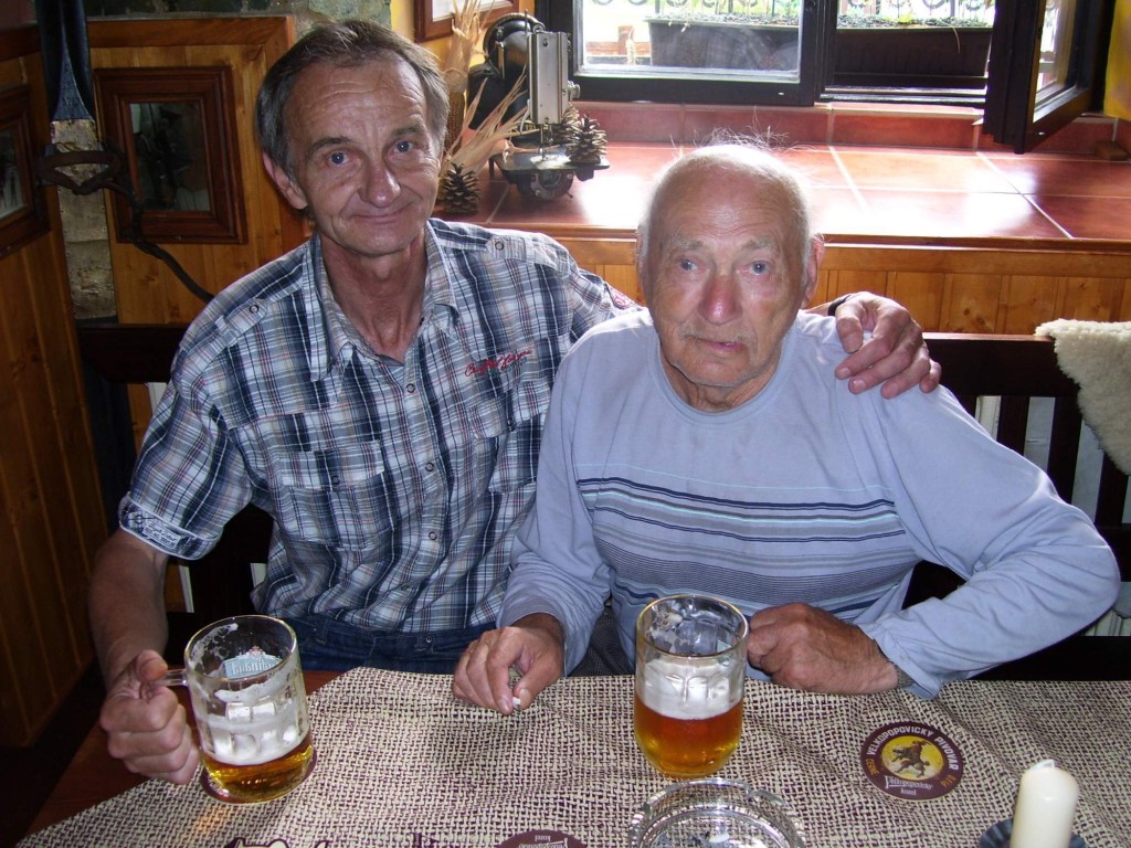 Josef Streit (vpravo) s Alexandrem Kubíčkem