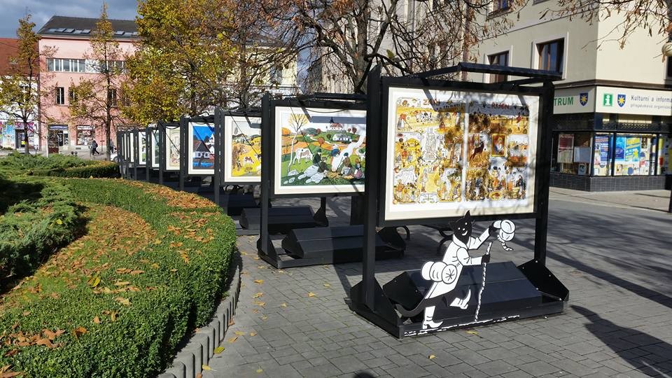 Výstava Ladových obrázků s motivem podzimu