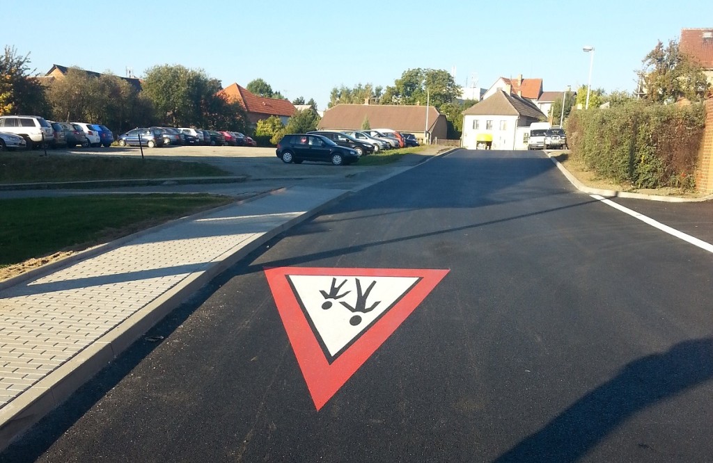 Bylo dbáno také na bezpečnost chodců.