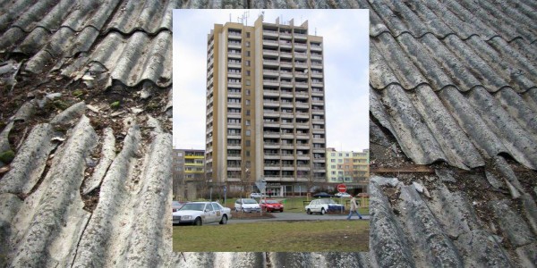 Azbest je velkým problémem nejvyššího domu v Kolíně