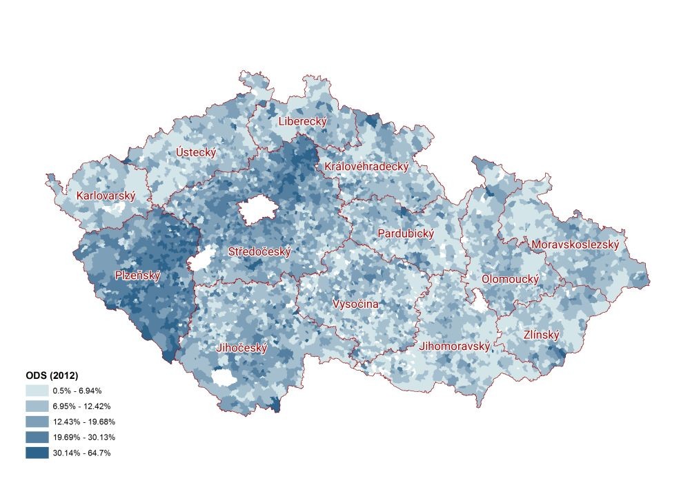 Interaktivní mapa prozradí mnohé. Čistá data bez posuzování