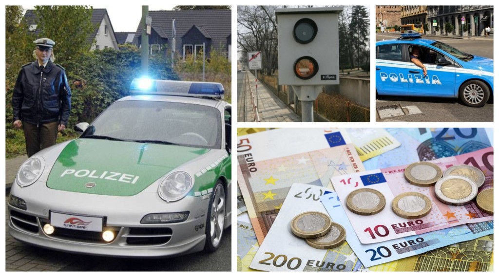 Při překročení rychlosti v zahraničí můžete dostat nemalé pokuty