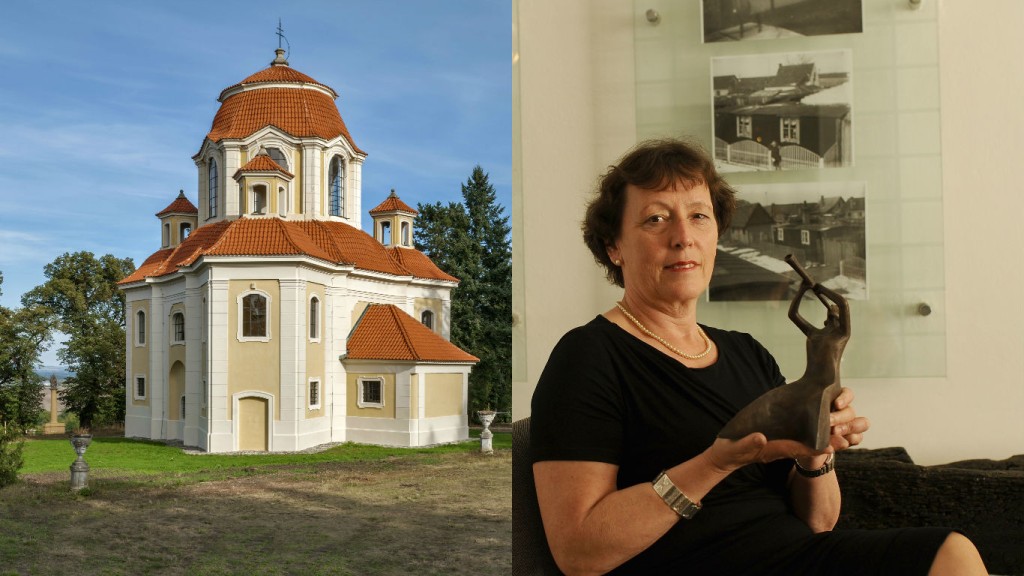 Krásný zámek dříve obýval K. H. Frank