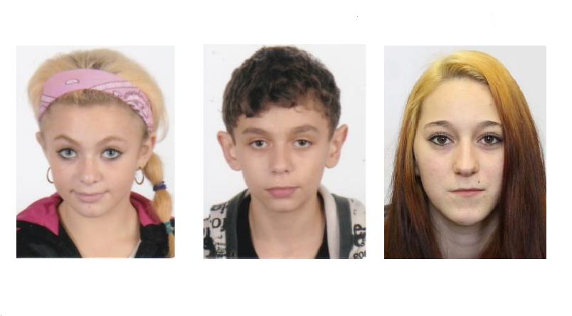 Tito tři teenageři jsou v databázi hledaných osob již od roku 2015