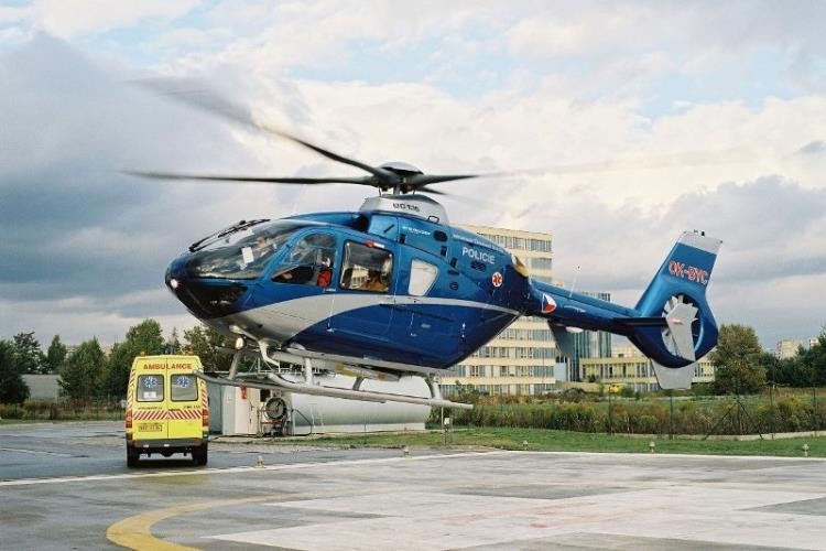 Vrtulník typu EC 135 T2 Letecké služby Policie ČR