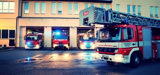 Hasiči měli relativně klidnou noc