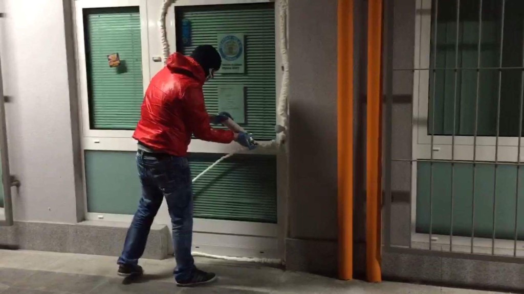 Sprejer v akci