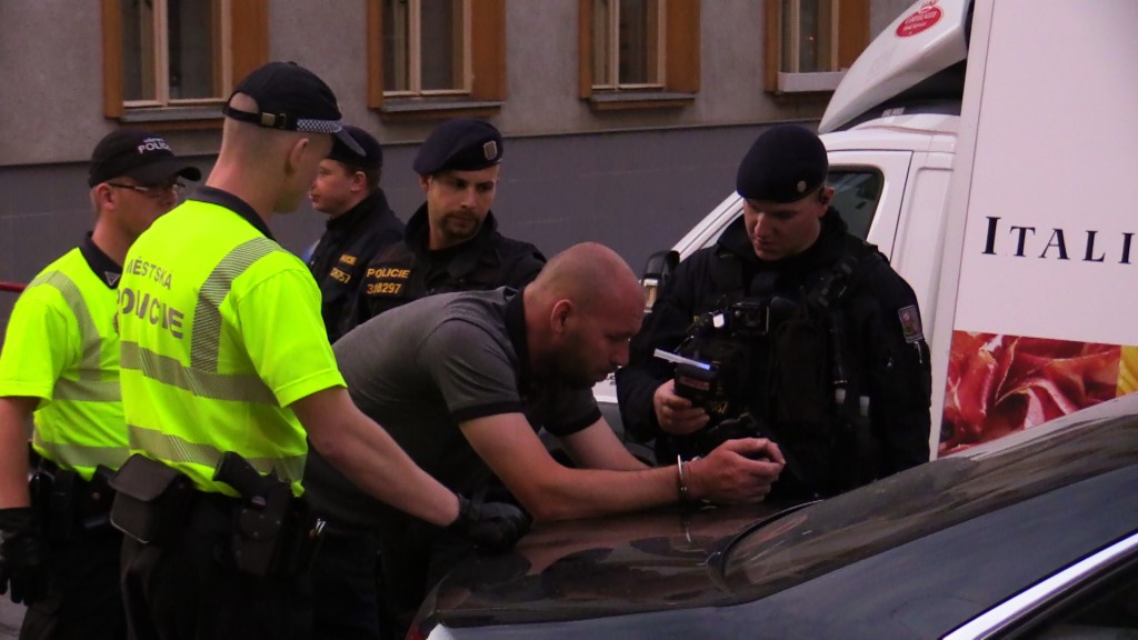 Řidič před policií nakonec neujel