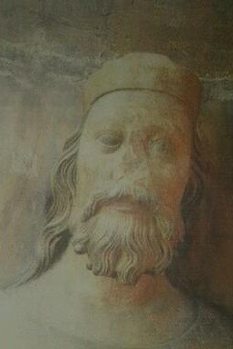 Busta Jana Lucemburského z dolního triforia chrámu sv. Víta v Praze, Parléřova huť 1378