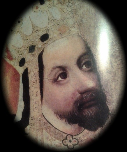 Karel IV. na votivním obrazu Jana Očka z Vlašimi