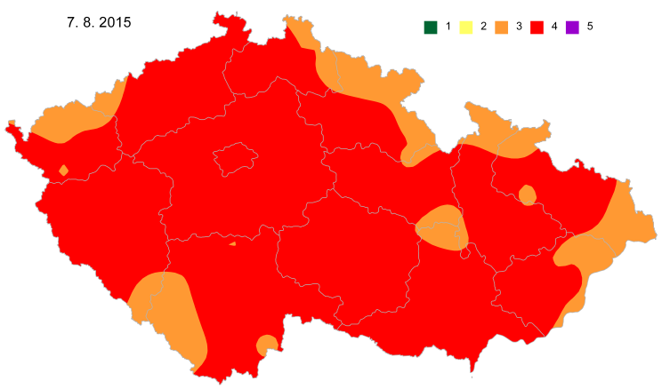 Velké riziko požárů