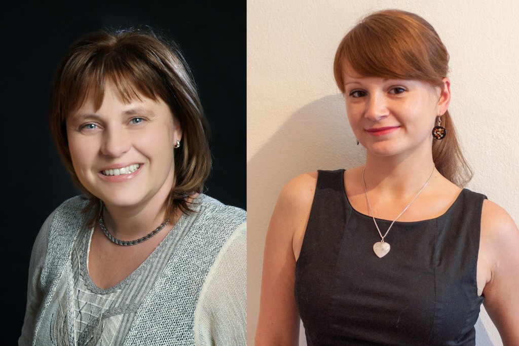 Vlevo MUDr. Michala Pelikánová, vpravo Bc. Jana Šulcová