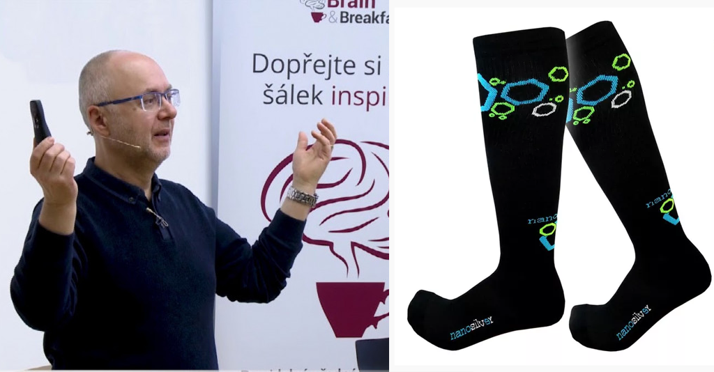 Ing. Kůs je celebrita mezi odborníky na nanotechnologie. Jinak předseda asociace nanotechnologického průmyslu. 