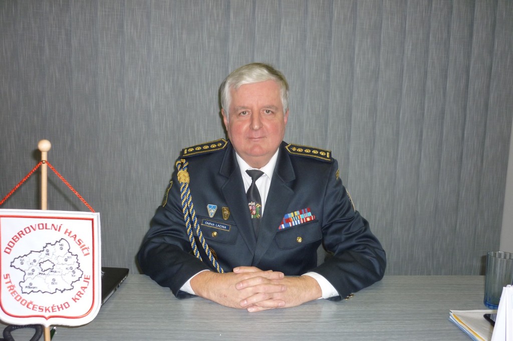 Oldřich Lacina, starosta dobrovolných hasičů Středočeského kraje