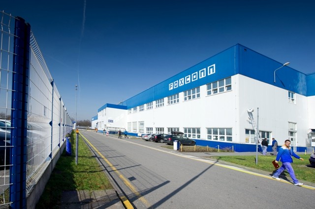 Provoz Foxconn v Pardubicích