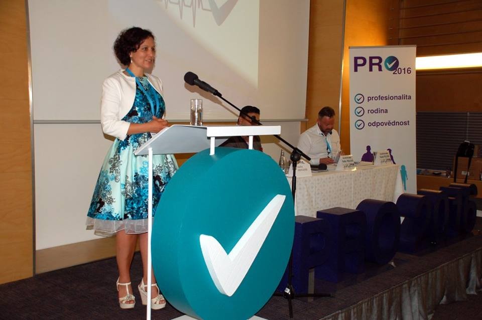 Předsedkyně PRO 2016 Radka Paulová na ustavujícím sněmu v Brně