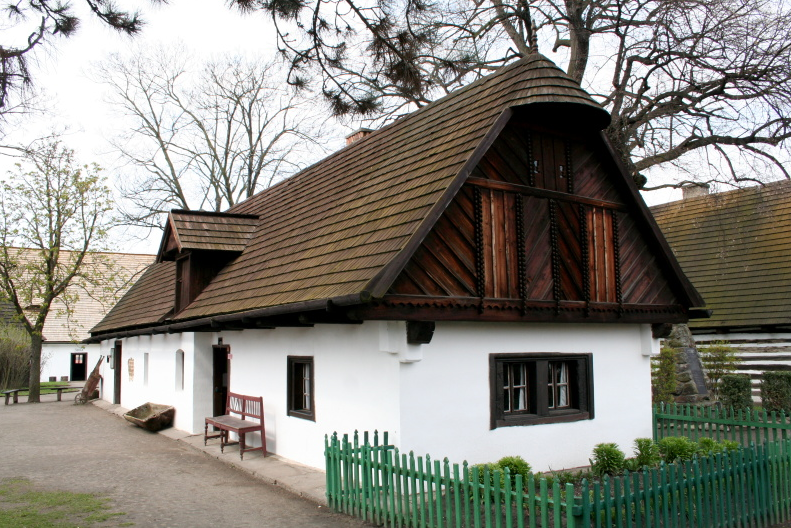 Staré chalupy byly do skanzenu převezeny