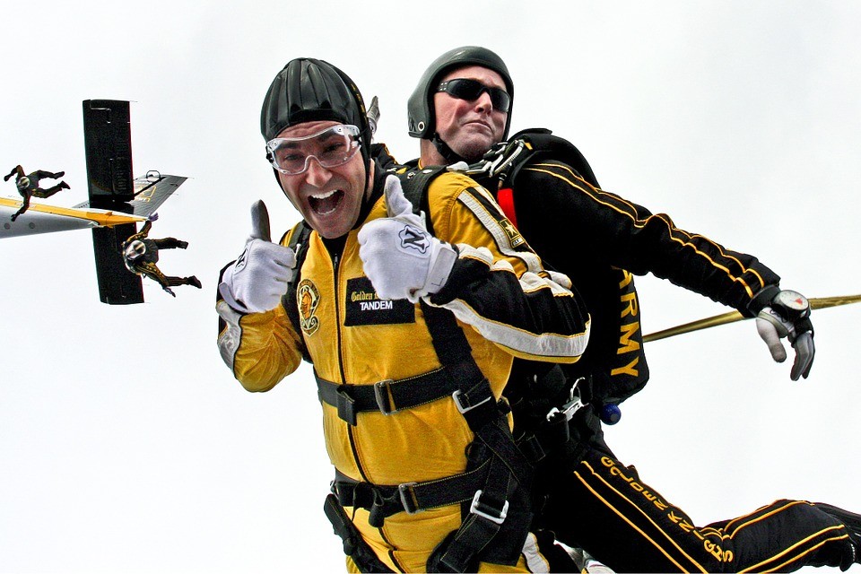 Výsadek u státní hranice může být o něco větší adrenalin