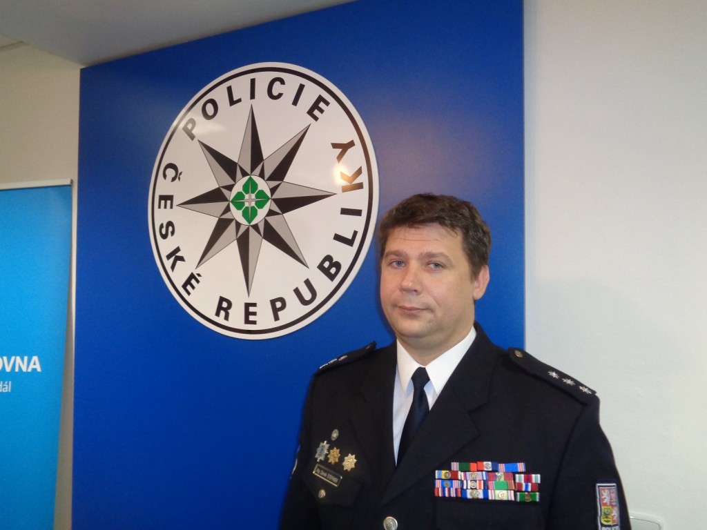 npor. Mgr. Zdeněk Štěpánek, vedoucí dopravního inspektorátu v Benešově
