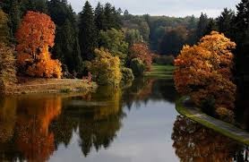 Průhonický park na podzim