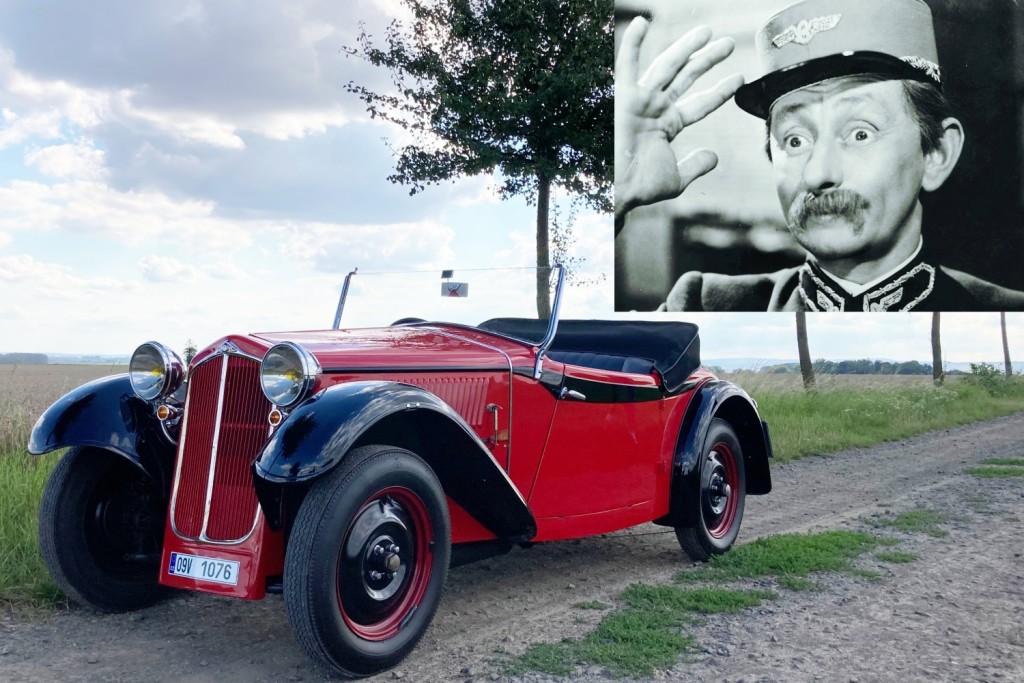Vlasta Burian si mohl dovolit koupit auto z továrny na zbraně