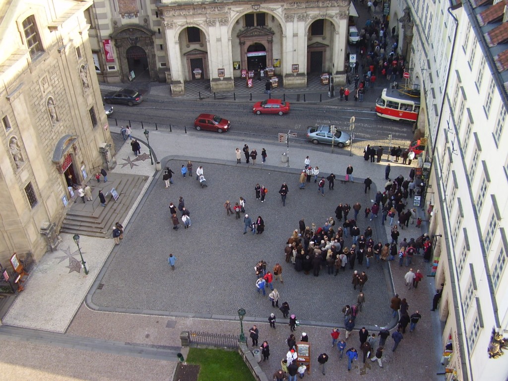 Je jen náhoda, když není Křížovnické náměstí plné turistů