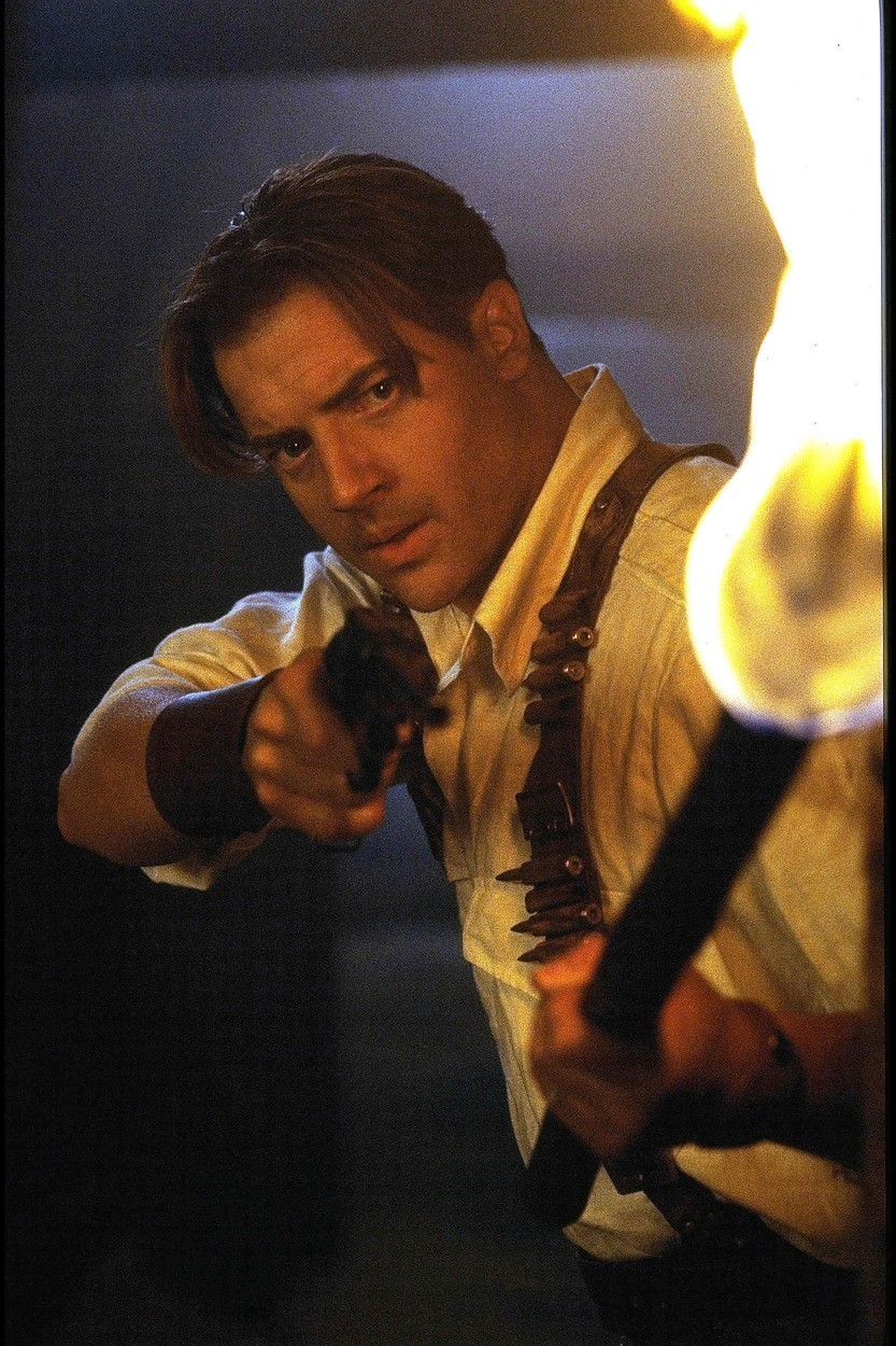 Brendan Fraser se jako dobrodruh Rick O'Connell na televizních obrazovkách objevil poprvé v roce 1999
