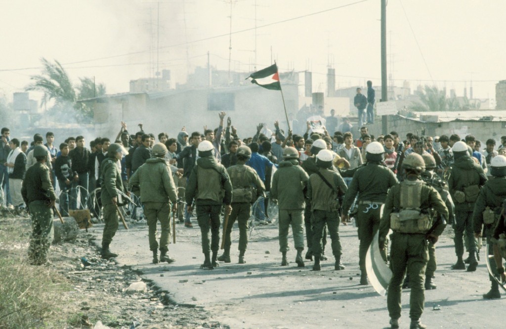 Nepokoje v palestinském uprchlickém táboře Džabálijá vypukly již 9. prosince 1987