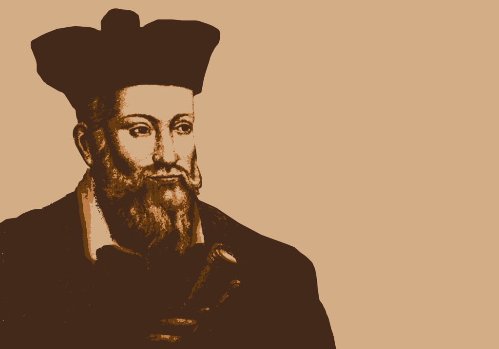 Nostradamova manželka a dvě děti podlehly morové epidemii. Po jejich smrti počal Nostradamus studovat morovou problematiku v Marseilles a v Aix-en-Provence