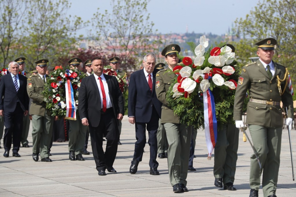 Den vítězství si na Vítkově připomněl i prezident Miloš Zeman