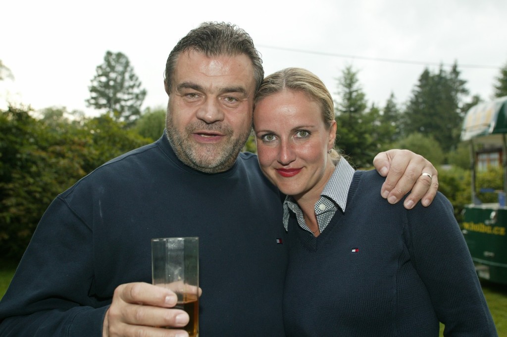Karel Svoboda se svou manželkou Vendulou, dnes Pizingerovou