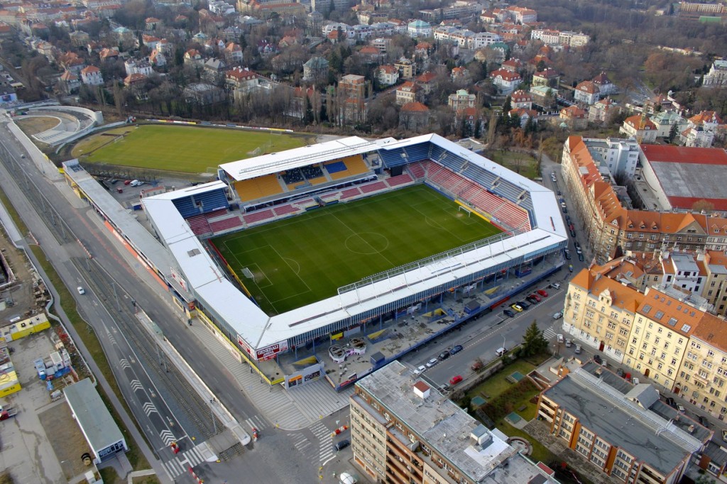 Stadion fotbalové Sparty se nezměnil od konce šedesátých let