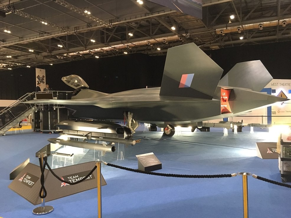 Model stíhače 6. generace Tempest v roce 2019. Stroje této generace mají ovládnout nebe po roce 2030 