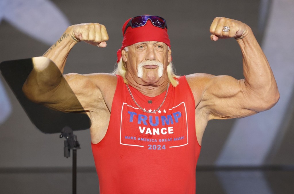 Hulk Hogan dal svou podporu Trumpa najevo způsobem sobě vlastním