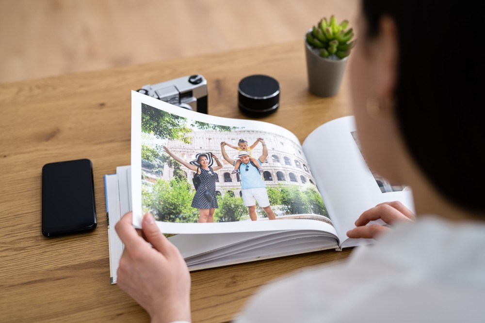 Sestavení fotoknihy probíhá snadno z pohodlí domova
