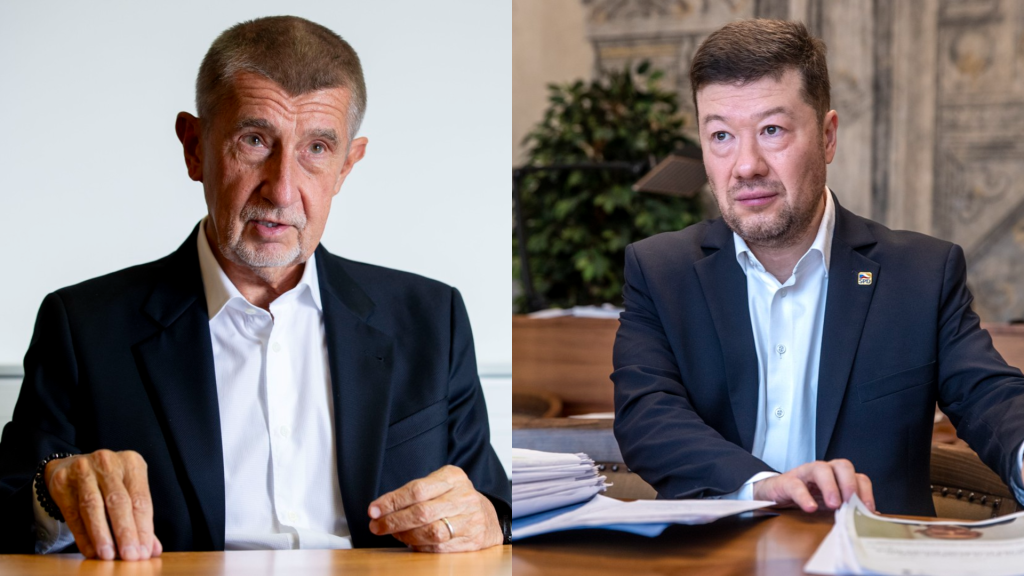 Andrej  Babiš i Tomio Okamura vytáhli do boje proti České televizi. Každý s ní má ale jiné plány