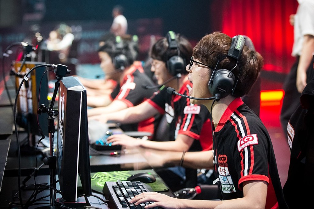Hráči na turnaji hry League of Legends