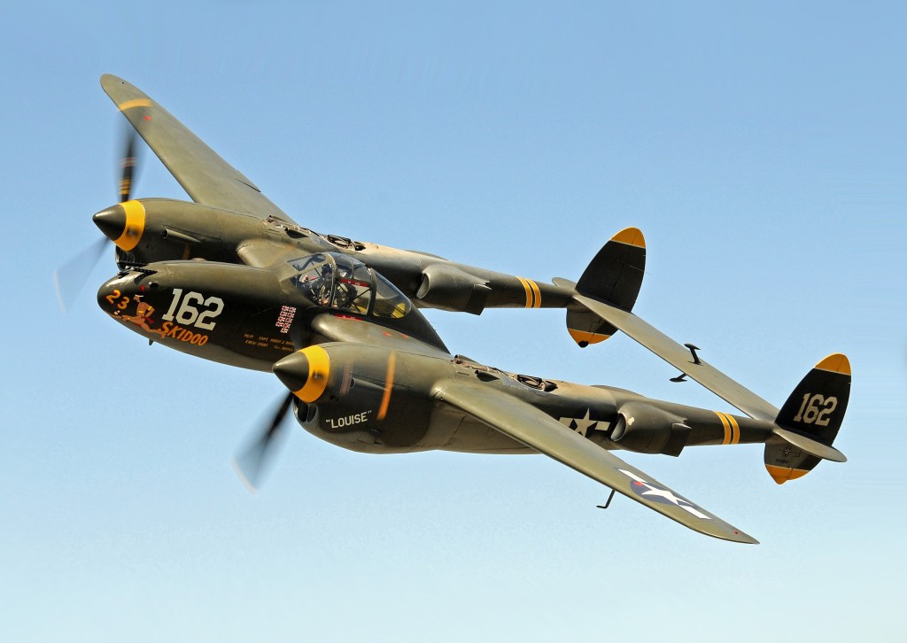 P-38 Lightning byl německými piloty přezdívaný dvouocasý ďábel