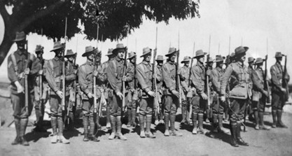 Australští vojáci, kteří se účastnili bitvy u Gallipoli