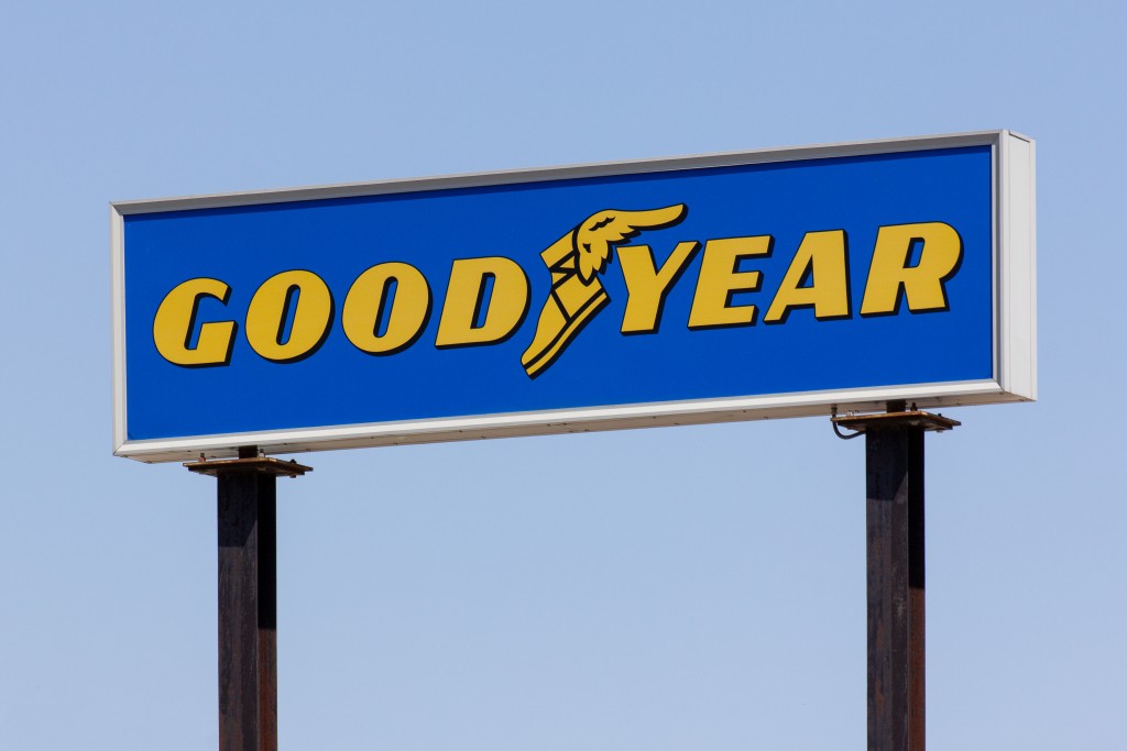 Společnost Goodyear je známá po celém světě