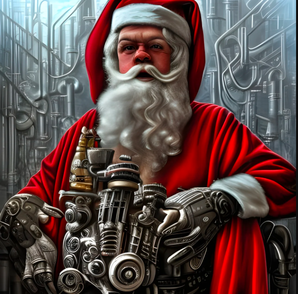Futuristický Santa Claus