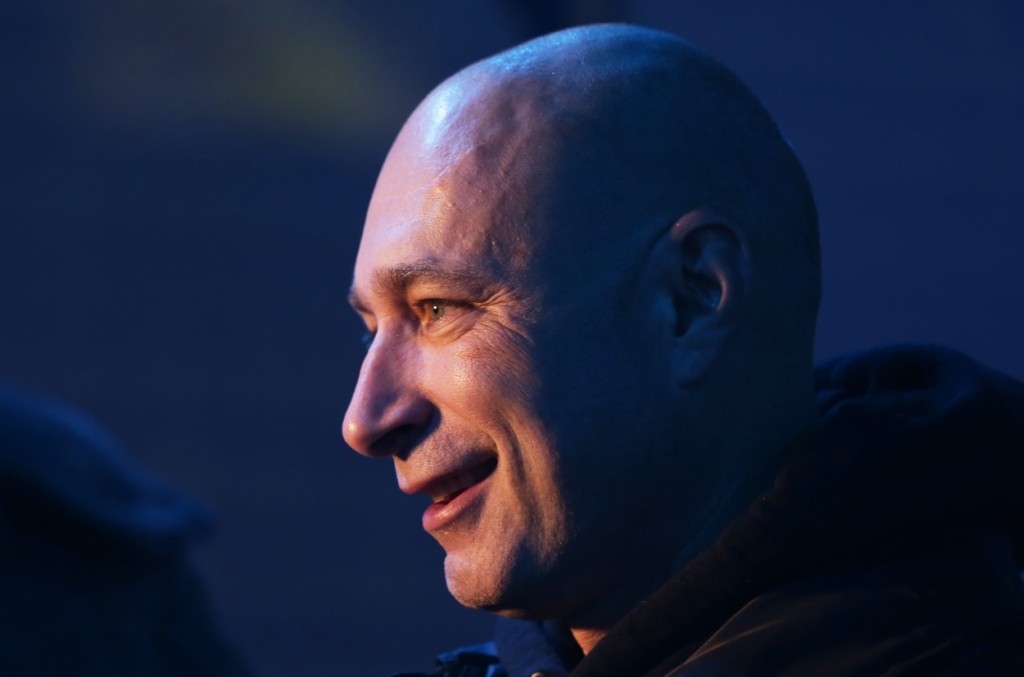 Daniel Landa nese prapor blanických "rytířů"