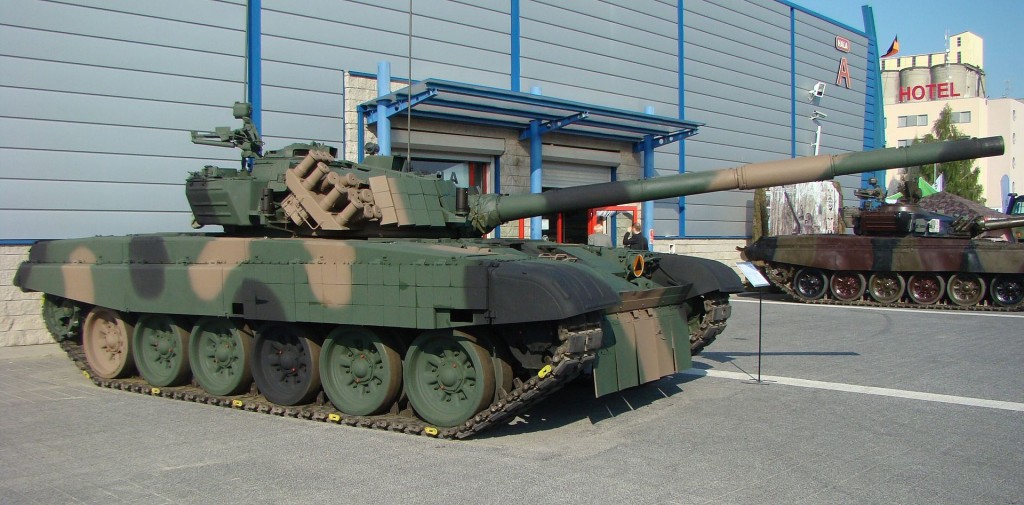Tank PT-91 Twardy představuje spolehlivou součást polské výzbroje. vozidlo využívá i Ukrajina